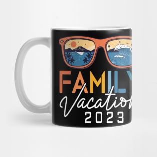 Family Vacation 2023 Beach Matching Summer Vacation 2023 Mug